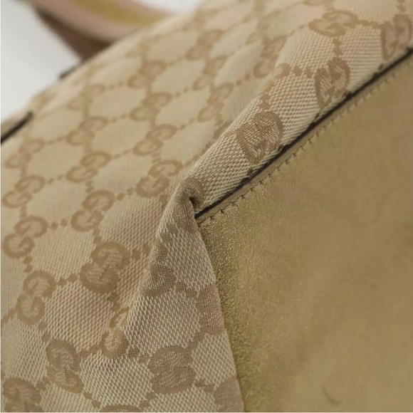 Gucci canvas tote/handbag and matching long wallet! - Picture 10 of 16